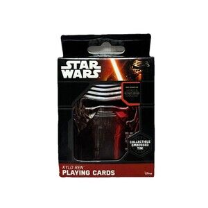 Star Wars Kylo Ren playing cards in collectible embossed tin BRAND NEW Sealed